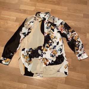 New 3.1 Philip Lim x Target Floral Blouse S & M